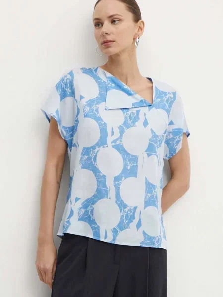 Bluză Tiger Of Sweden cu dungi de tigru albastru