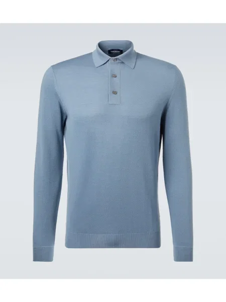 Pulover Thom Sweeney de lână albastru