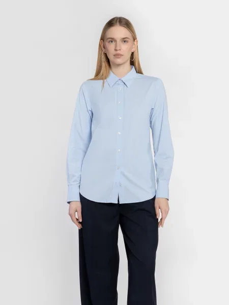 Сорочка Arber бавовна/поліестер/еластан блакитний