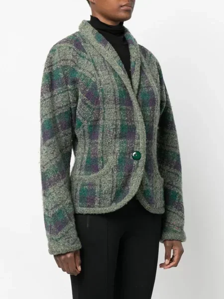 Kostkovaná bunda Missoni Pre-owned zelená