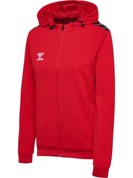 Bluza dresowa z kapturem Hummel Authentic Pl czerwona