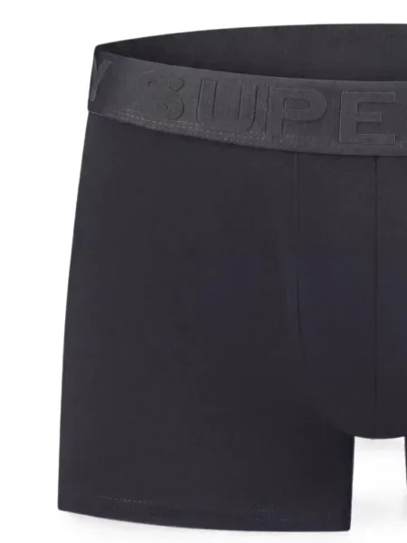 Boxeri Superdry cu autograf negru