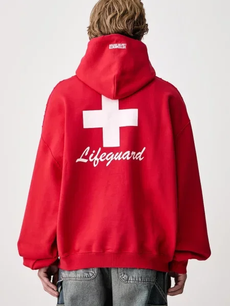 Vetements Lifeguard hanorac cu glugă din pentru bărbați