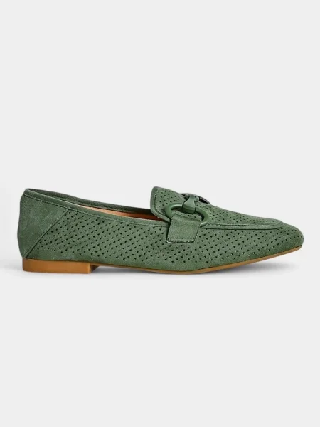 Pantofi loafer Resti verde