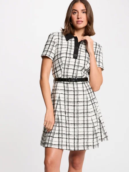 Morgan Rochie negru alb