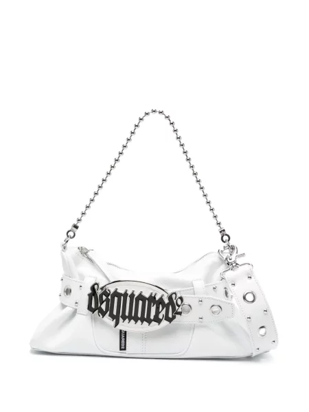 Geantă Dsquared2 din piele alb