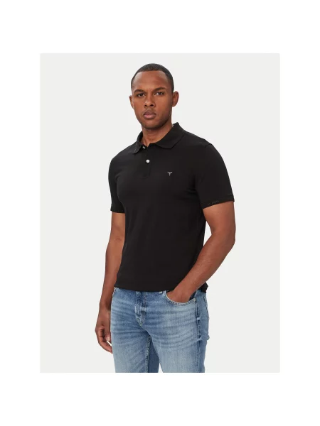 Guess Polo marškinėliai Extra juoda