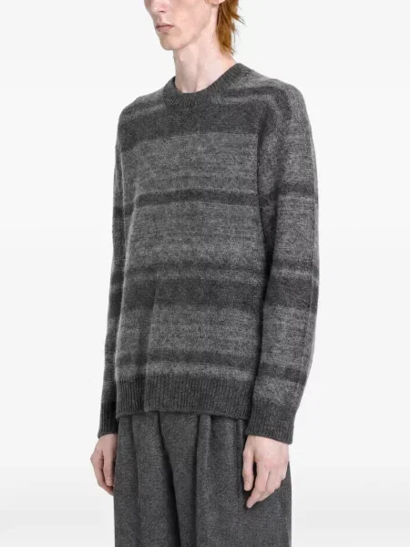 Pulover Comme Des Garçons Homme de lână cu dungi gri