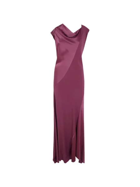 Rochie maxi Alberta Ferretti violet
