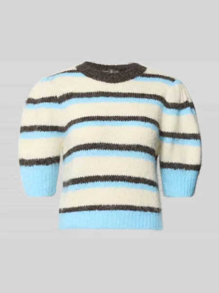 Sweter w kroju regular fit z dodatkiem wełny model NOVAH' Vero Moda biały