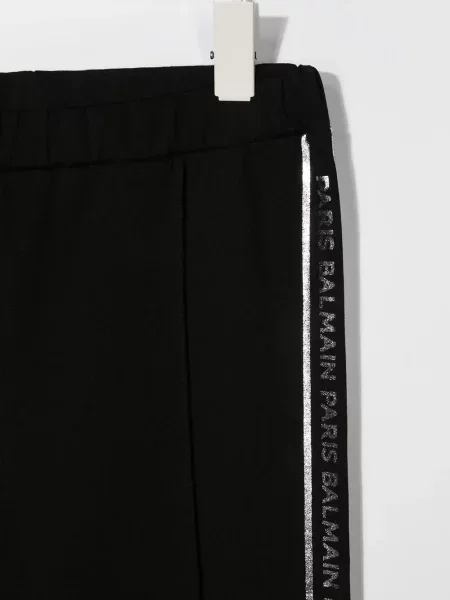 Dětské kalhoty Balmain černé