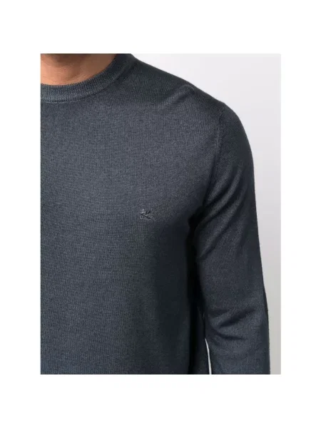 Sweter Etro wełniany szary