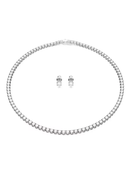 Naszyjnik Swarovski biały