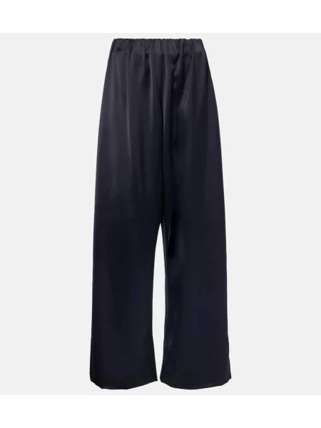 Szerokie spodnie Fforme niebieskie