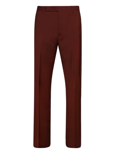 Pantaloni Rick Owens roșu