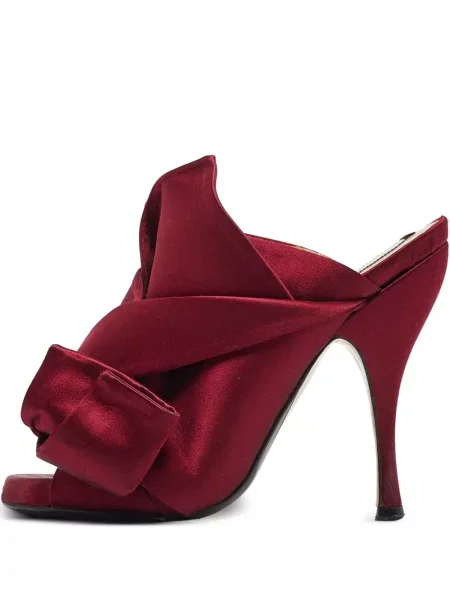 Мюли N°21 с панделка червено