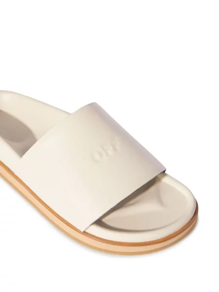 Παντοφλες Off-white λευκό