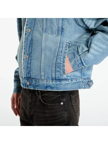 Calvin Klein Jeans Дънково яке Sherpa син