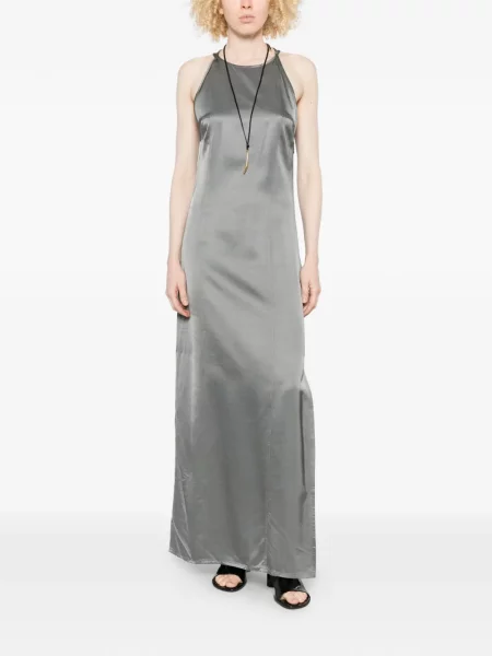 Rochie maxi Halfboy fără mâneci gri