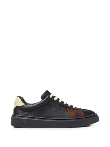 Sneakerși Camper cu șireturi din dantelă negru