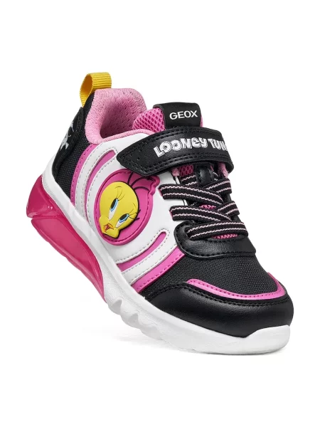 Geox CIBERDRON Looney Tunes маратонки за деца черно