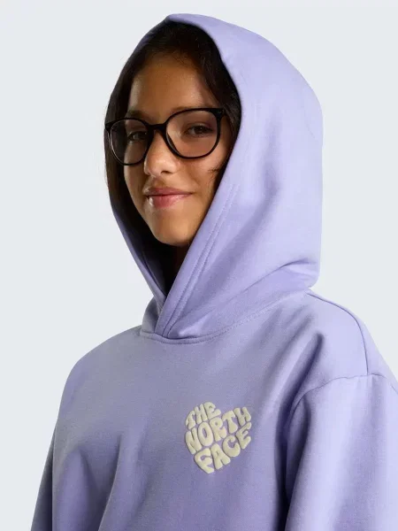 Детское худи The North Face фиолетовое