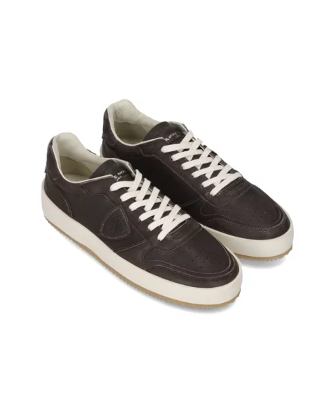 Buty do tenisa Philippe Model zamszowe do tenisa brązowe