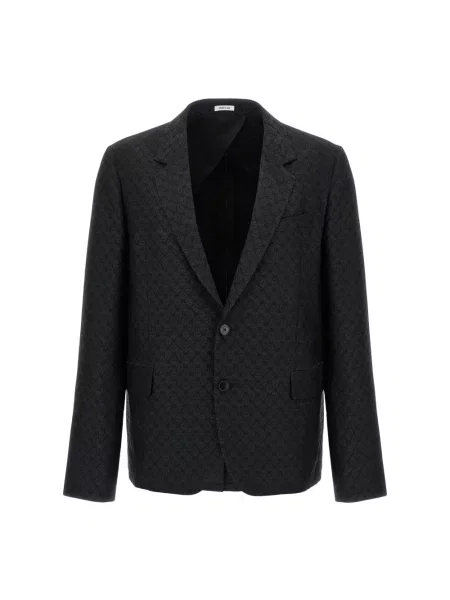 Garnitur Alexander Mcqueen żakardowy czarny