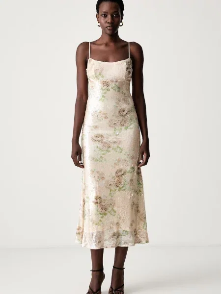 Bardot rochie ADONI bej
