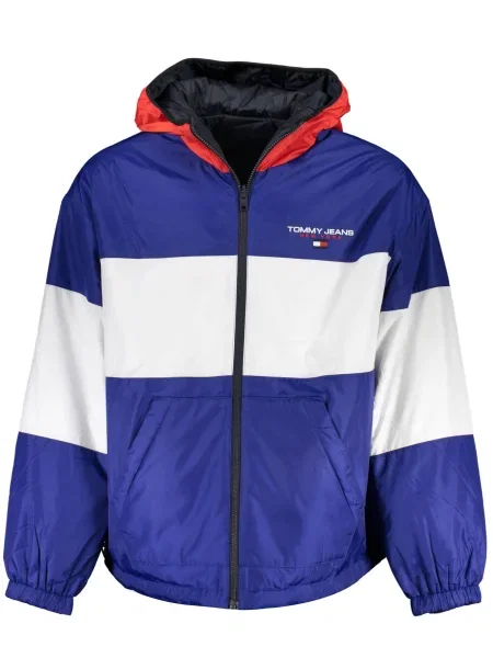 Geacă de blugi Tommy Jeans albastru