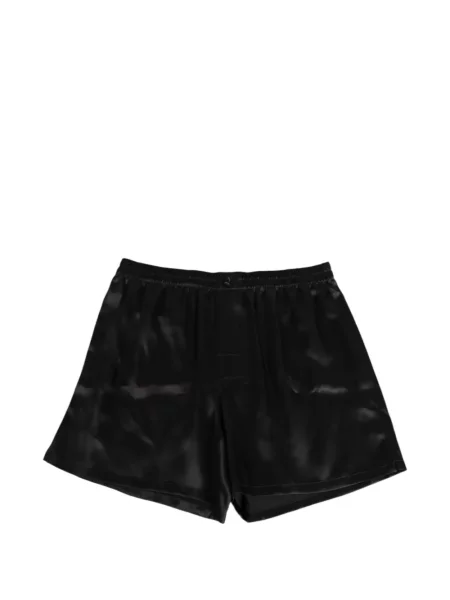 Копринени шорти Dolce & Gabbana черно
