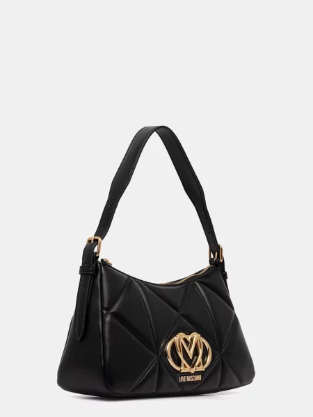 Geanta crossbody Love Moschino negru
