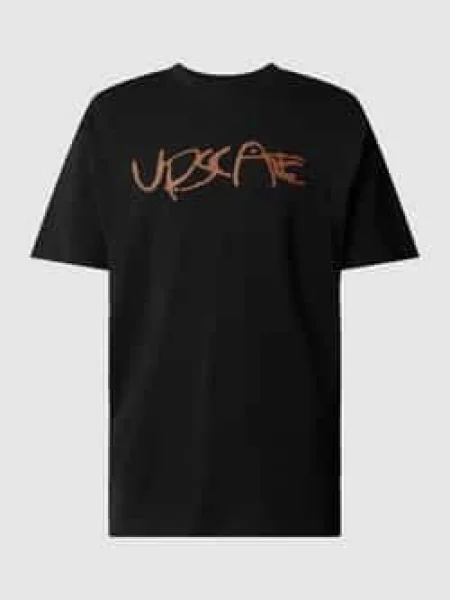 T-shirt z nadrukiem z napisem model ‘GIZA’ Mister Tee czarna