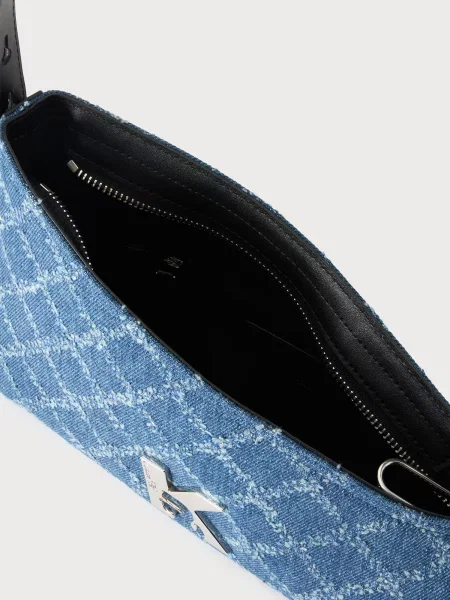 KARL LAGERFELD JEANS Kabelka na rameno GEO denim / svetlomodrá modrá