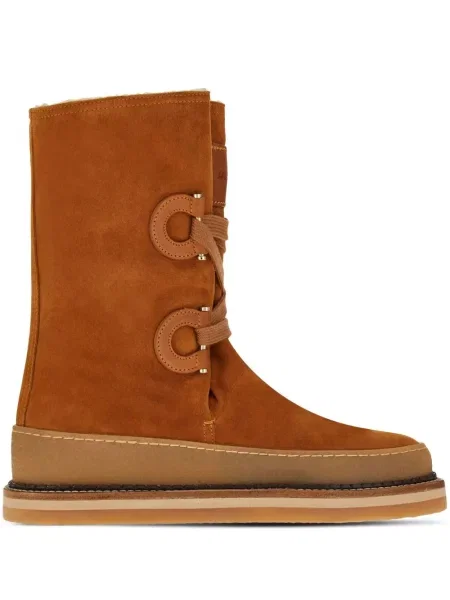 Botine Ferragamo maro