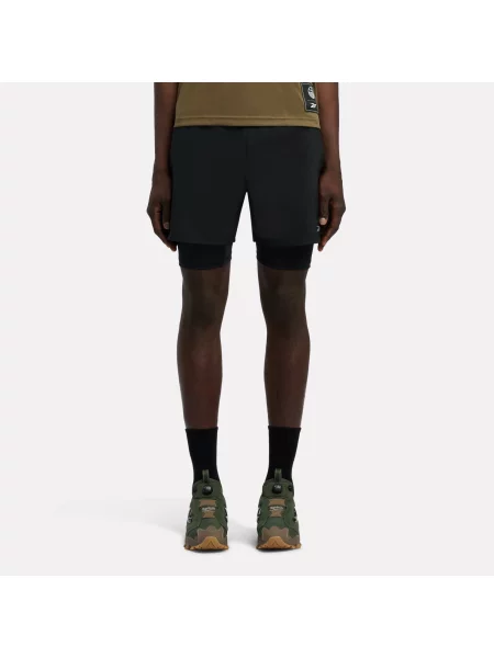 Reebok Szorty Athlete Speed 2 w 1 male Black Size: XS czarne