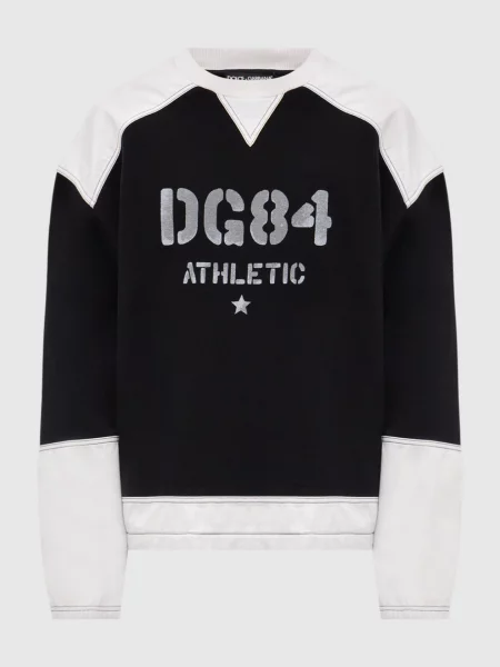 Світшот з принтом Dolce&gabbana чорний