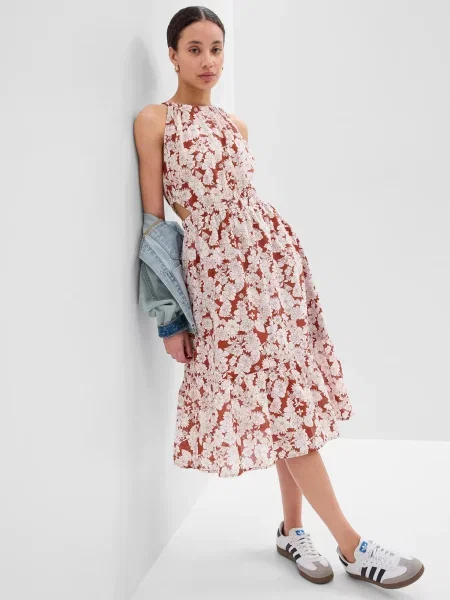 Sukienka midi Gap szara