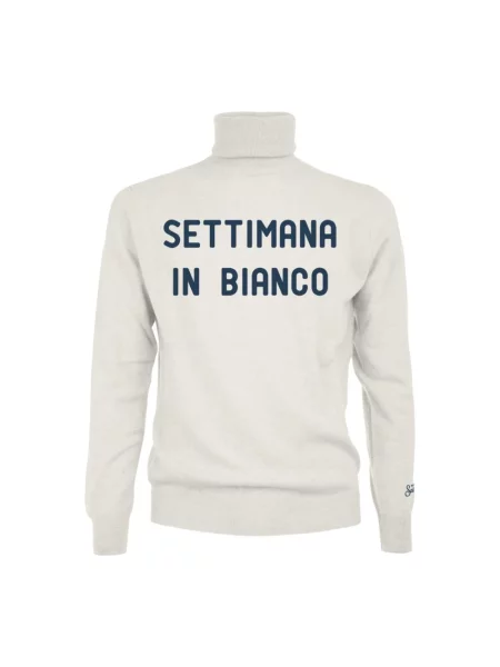 Sweter Mc2 Saint Barth biały