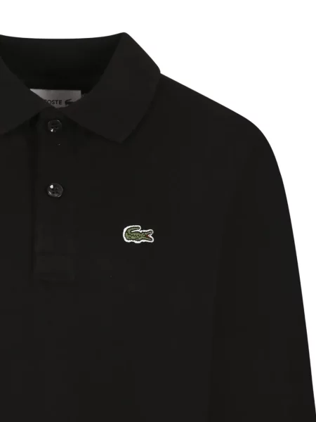 Koszulka polo dziecięca Lacoste czarna