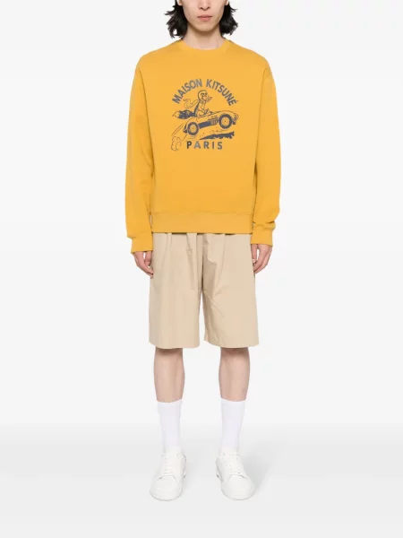 Mikina Maison Kitsuné žlutá