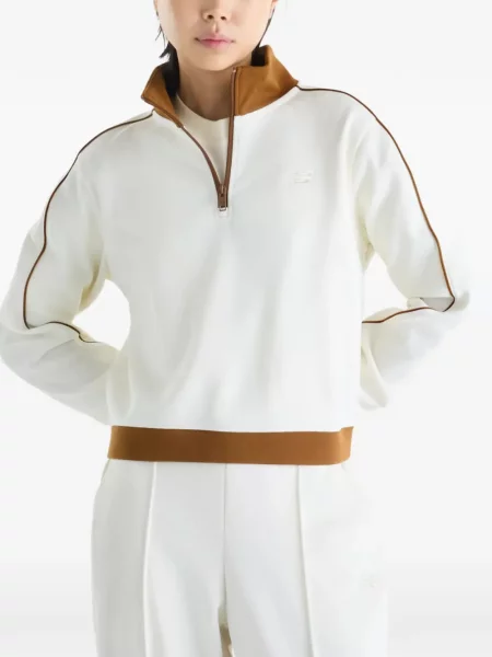 Fleece καπιτονέ παντελόνι New Balance καφέ