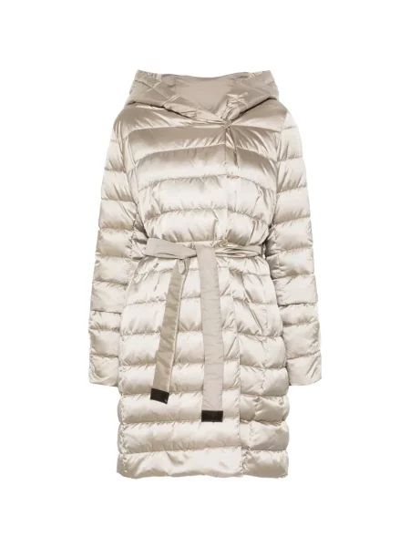 Reversibil geacă cu puf Max Mara din satin