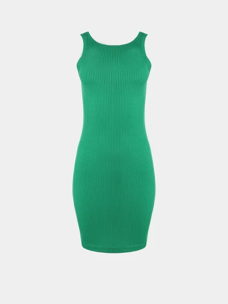 Braska Сукня міні Бавовна/поліестер зелений