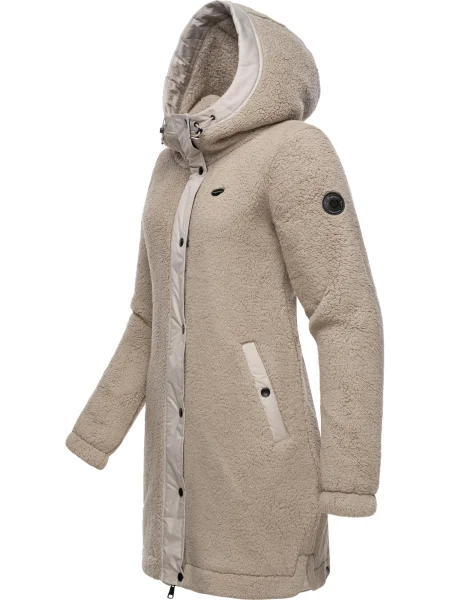 Ragwear Jopa iz flisa Cousy bež / kit črna