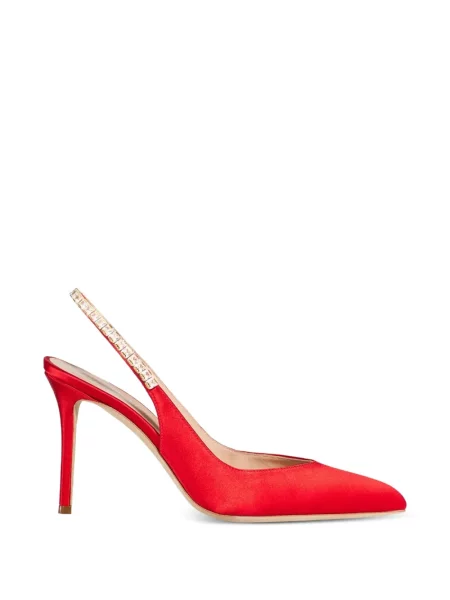 Pantofi cu toc Temperley London slingback roșu