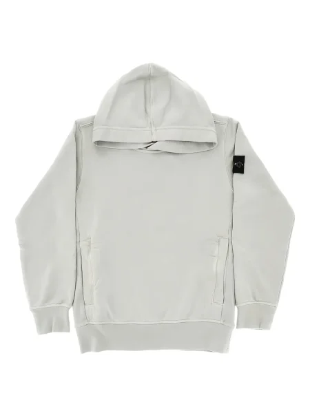 Bluza z kapturem dziecięca Stone Island szara