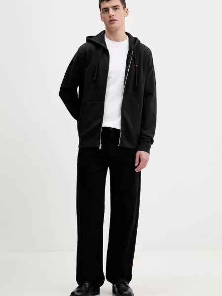 LEVI'S Tepláková bunda čierna
