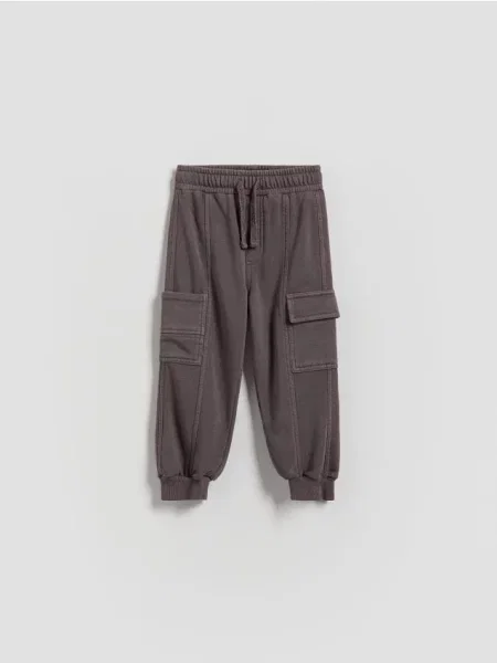 Reserved Брюки карго темно-фіолетовий фіолетові