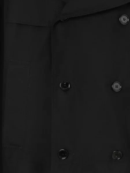 Trópusi mintás levágott héjkabát Burberry fekete